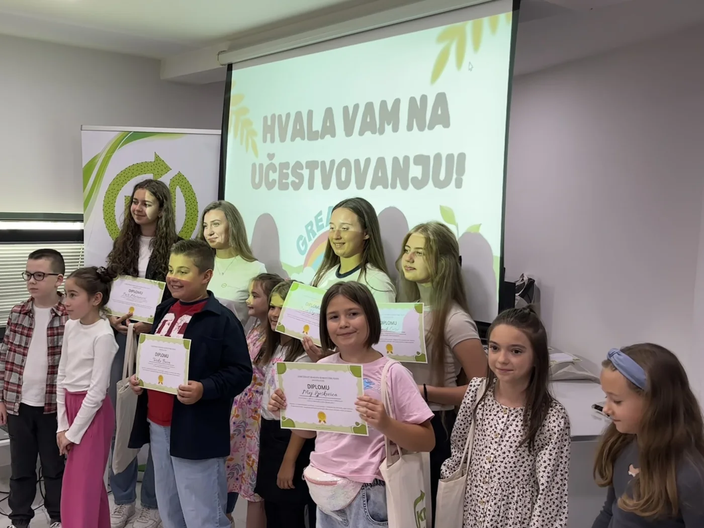 Dodjela nagrada za pobjednike trećeg izdanja takmičenja “I OVOG PROLJEĆA RECIKLIRAMO”